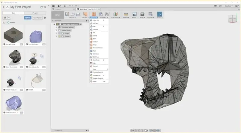 Modelleerimine mudelil Fusion 360 Pt.3