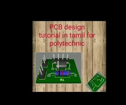 PCB-ontwerp met eenvoudige en gemakkelijke stappen: 30 stappen (met afbeeldingen)