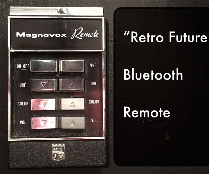 "Retro Future" Bluetooth -afstandsbediening: 9 stappe (met foto's)