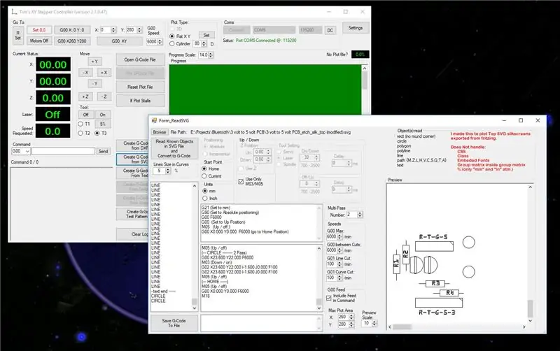 Converteren naar G-code Stap 1