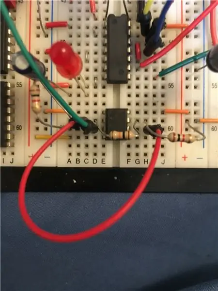 Cableado de los circuitos de potencia, reloj y reinicio