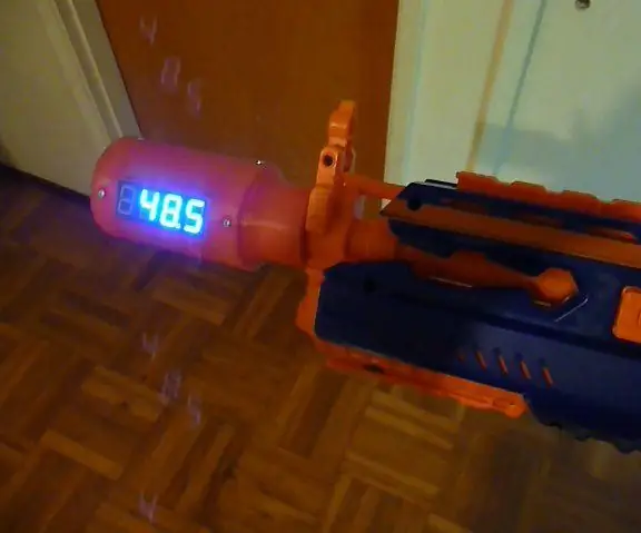 Arduino për Nerf: Kronograf dhe Counter Counter: 28 hapa (me fotografi)