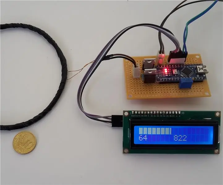 Детектор импульсной индукции на основе Arduino - флип-катушка: 5 шагов (с изображениями)