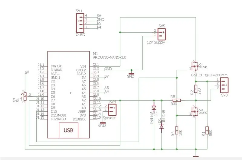 Aufbau des Detektors (Breadboard)