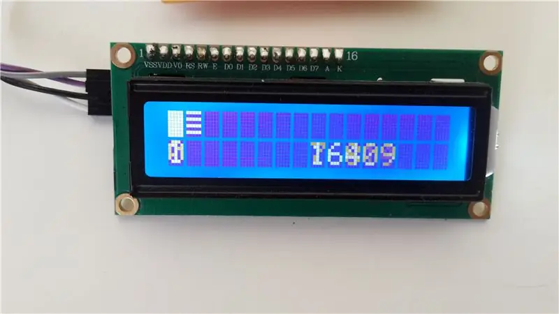 Opdatering 1: Gebruik 'n 16x2 LCD