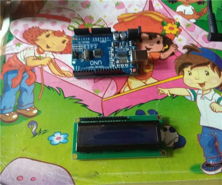 Lopende teks met Arduino: 3 stappe (met foto's)