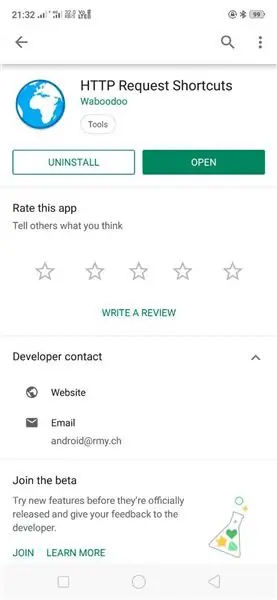 استخدام تطبيق Android للتحكم