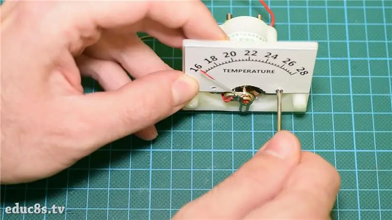 Tsim lub Analog Thermometer