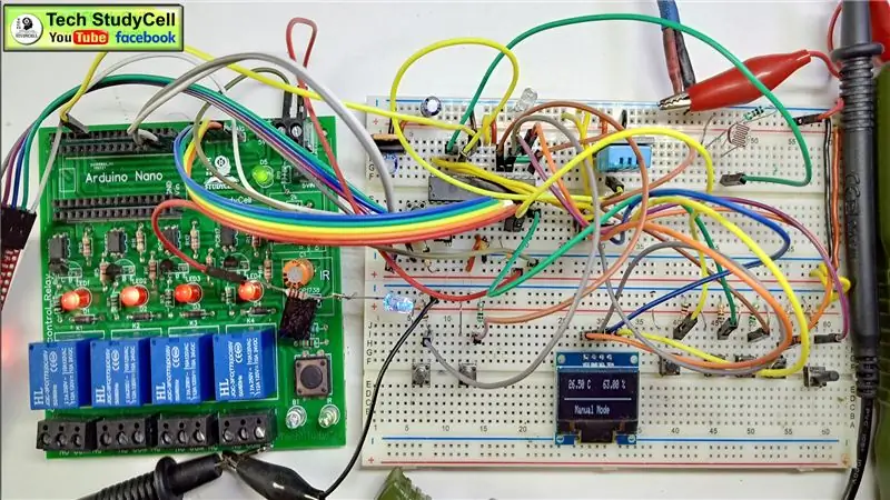 Haga el circuito en la placa de pruebas para probar