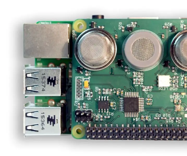 SENSLY KUB rau RASPBERRY PI AIR QUALITY & GAS DETECTOR V1.1: 9 Cov Kauj Ruam