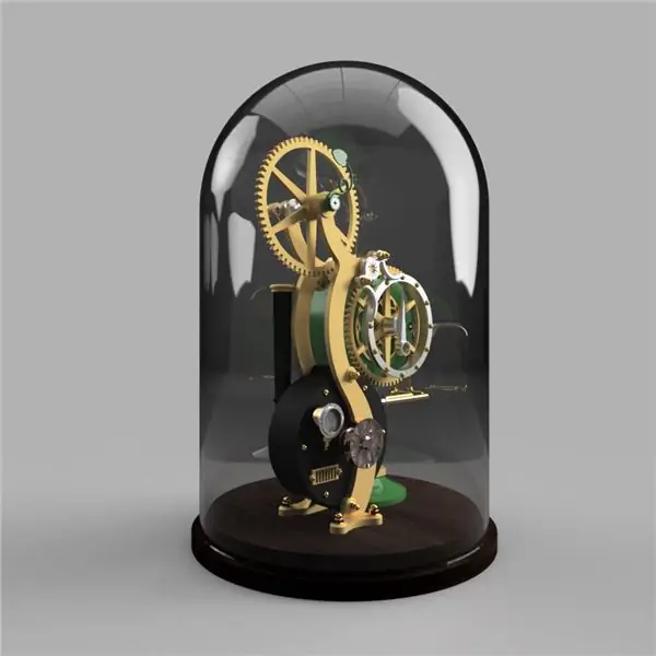 … In the Wind - Steampunk Clock