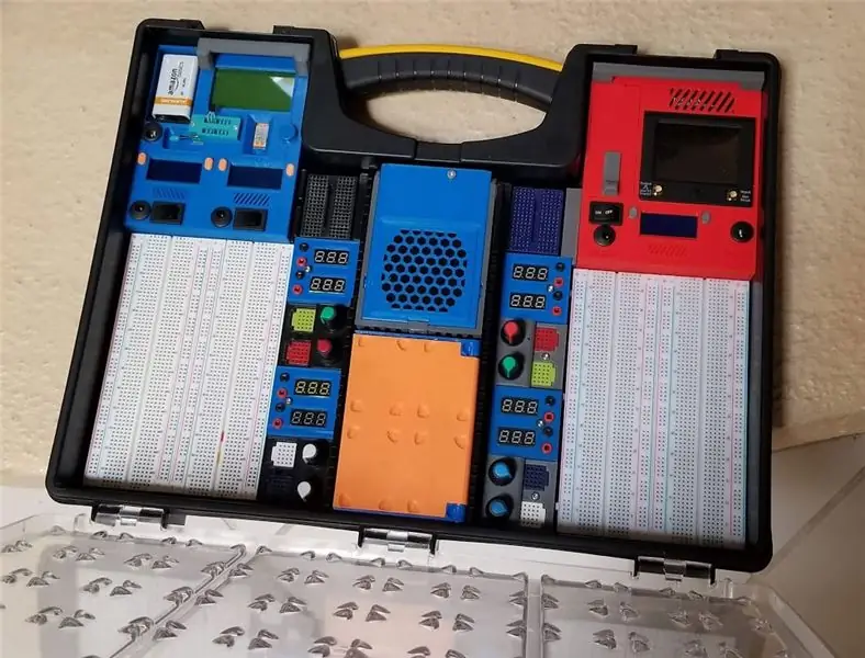 Modul testera komponentov pre súpravu Breadboard V2