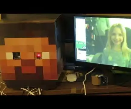 Micro: bit Declanșat Minecraft Selfie Wall Project: 10 pași (cu imagini)