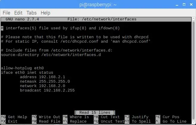 Configura il bridge di rete da Wi-Fi a Ethernet