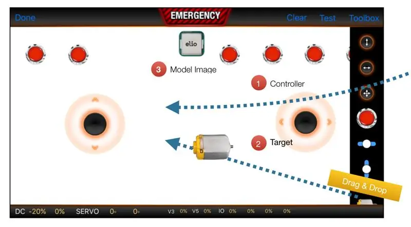 La aplicación proporciona un editor de modelos