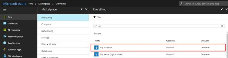 Configuración de la base de datos