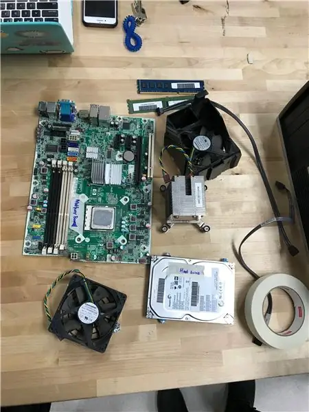 Motherboard орнотуу