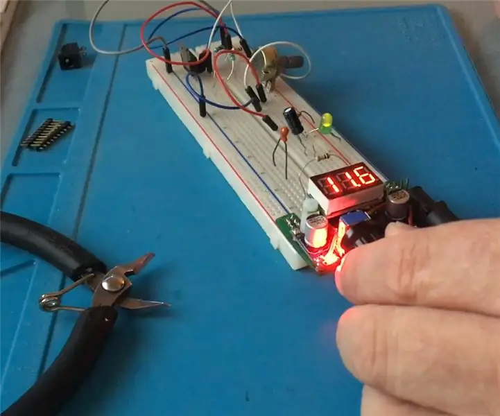 Regulator Voltan Breadboard Dengan Paparan / Paparan Regulador De Voltagem Com Para Placa De Ensaio: 8 Langkah