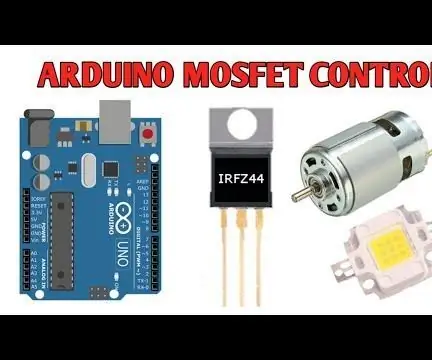 Mosfet Qith Arduino IRFZ44N IRLZ44N IRF530N: 4 stappe