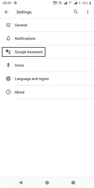 Konfigurer Google Assistant