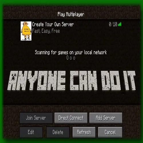 SKEP U EIE MINECRAFT -SERVER! Super maklik, vinnig en gratis! (GEEN KLIK Aas nie)