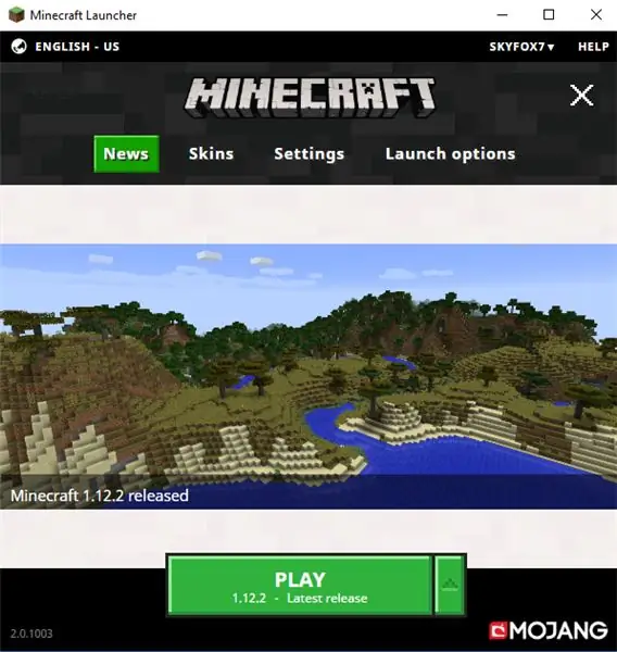 Vào Minecraft!