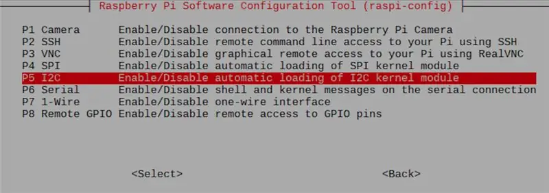 AMG8833 ilə ünsiyyət qurmaq üçün I2C Avtobusunu aktiv edin