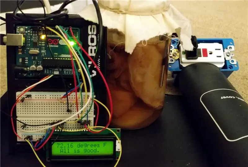 Arduino Kombucha termostat