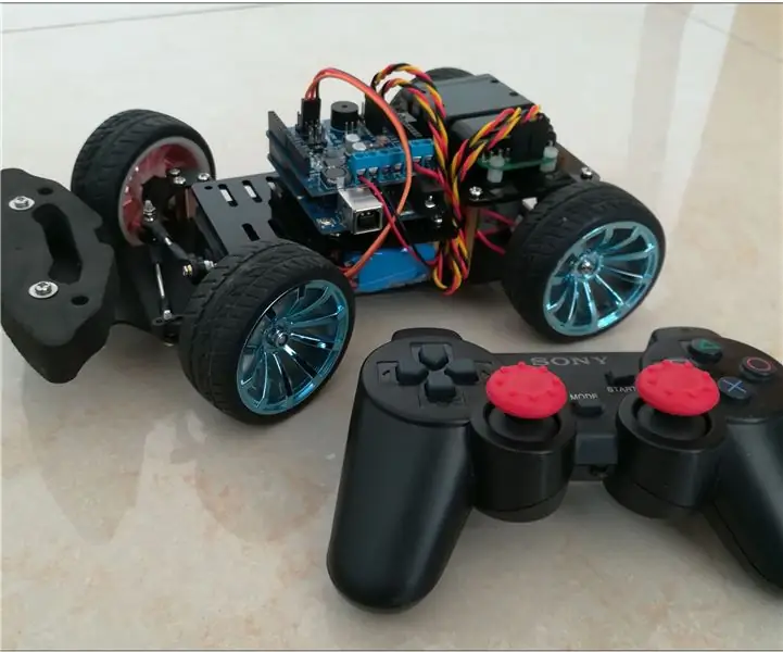 Servo Steering Robot Car สำหรับ Arduino: 6 ขั้นตอน (พร้อมรูปภาพ)