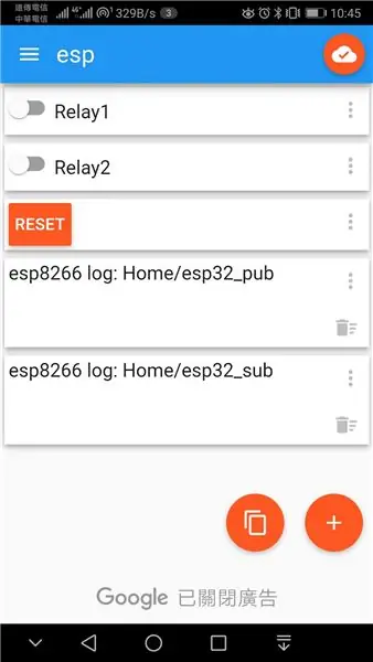 Testiranje - MQTT aplikacije na mobilnom telefonu