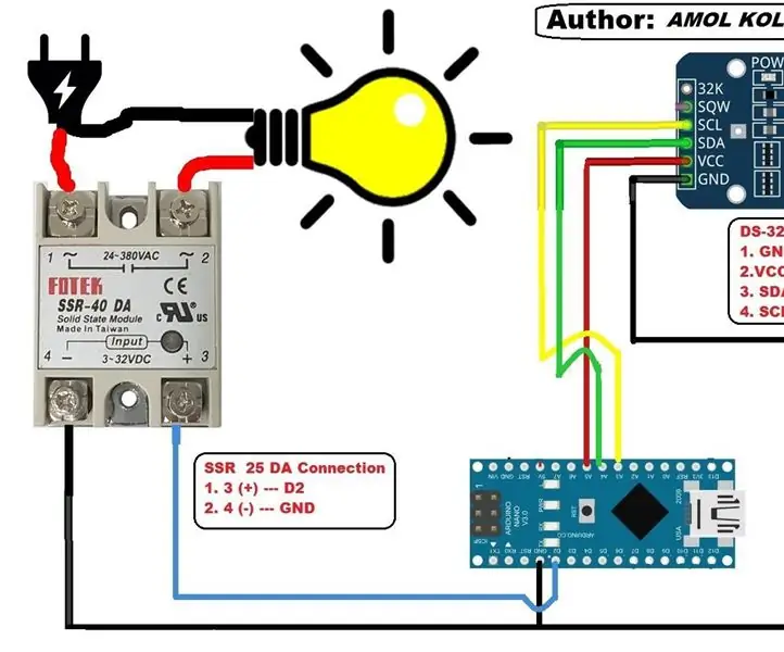 Arduino bilan taymerni yoqish: 3 qadam