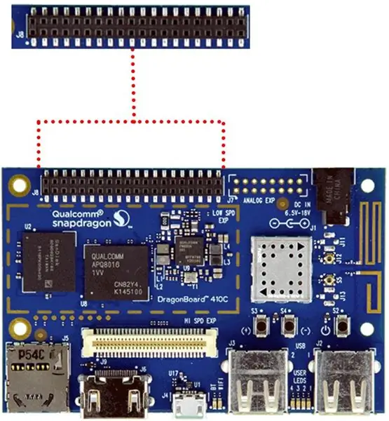 DragonBoard 410c - Cara Kerja Ekspansi Kecepatan Rendah