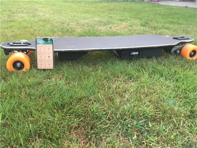 Trackable Electric Longboard