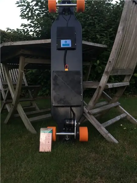 Trackable Electric Longboard