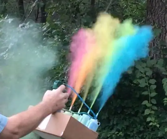 Rainbow Blaster: 8 stappe (met foto's)