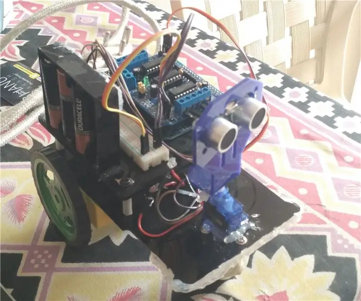 Si të bëni një pengesë duke shmangur robotin duke përdorur Arduino: 5 hapa