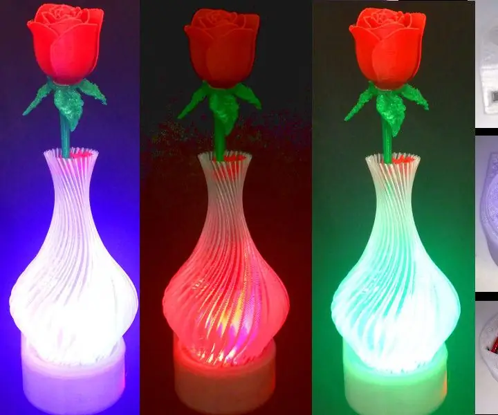 Valentine's Vase Dazzler: 8 trinn (med bilder)