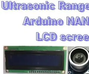 Ultrasonic Range Finder Tutorial med Arduino og LCD: 5 trin