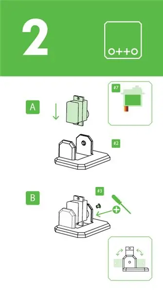 Conjunto de Servos de Pé