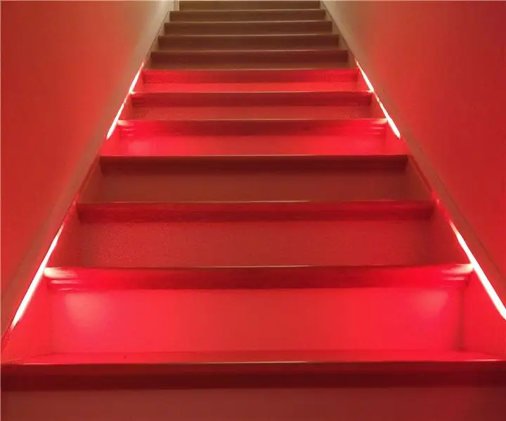 Escales automàtiques LED "Bloody Red" basades en Arduino: 5 passos (amb imatges)