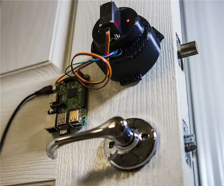 Raspberry Pi Smart Phone Connected Door Lock