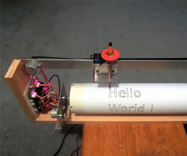 CNC Drum Plotter: 13 مرحله (همراه با تصاویر)