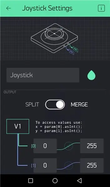 Łączenie widżetów z Arduino