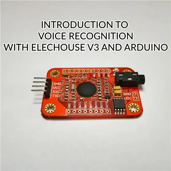 Uvod v prepoznavanje glasu z Elechouse V3 in Arduino