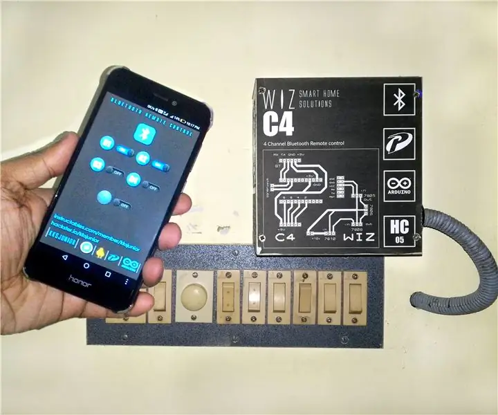 ब्लूटूथ, एंड्रॉइड स्मार्टफोन और Arduino का उपयोग करके सबसे सरल होम ऑटोमेशन: 8 कदम (चित्रों के साथ)