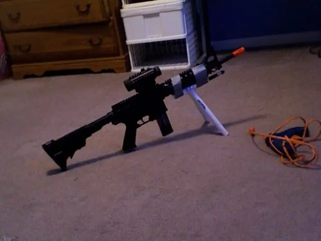 AIRSOFT PVC BIPOD Dengan LASER: 4 Langkah