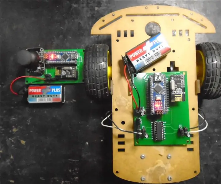 Mașină robot de control wireless Arduino: 5 pași