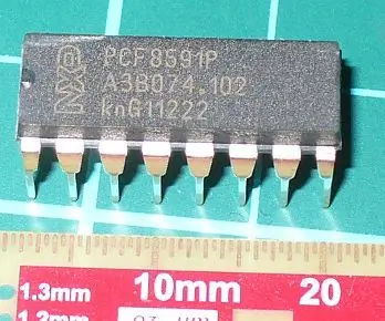 Arduino og PCF8591 ADC DAC IC: 7 trinn