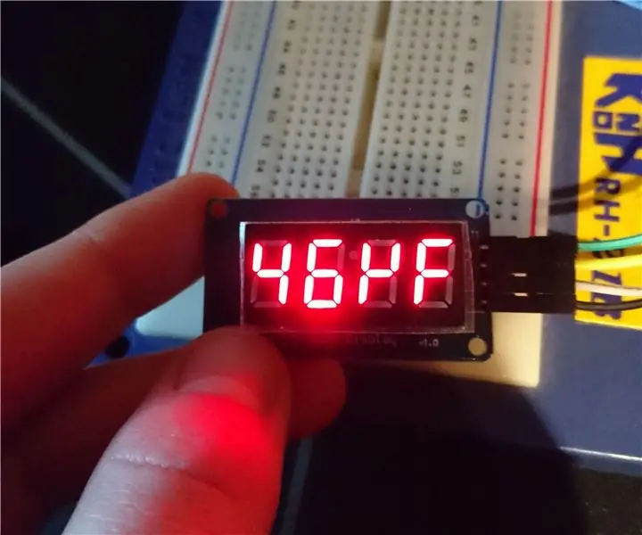 TM1637 bilan Arduino yordamida sig'im o'lchagichi: 5 qadam (rasmlar bilan)