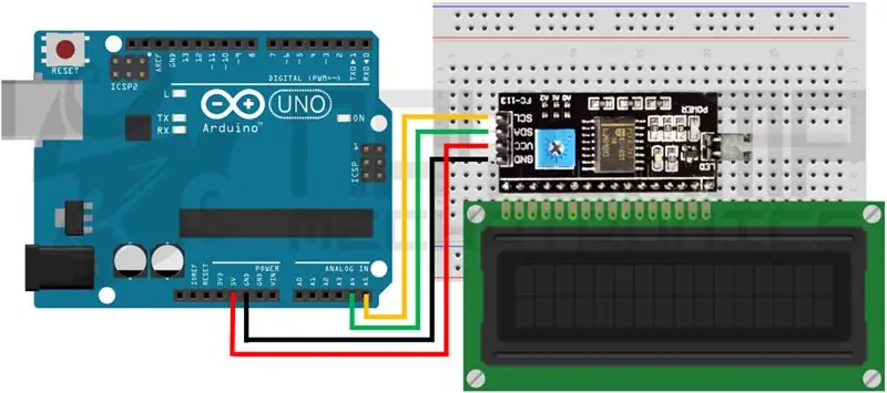 Sērijas I2C LCD displeja adapteris